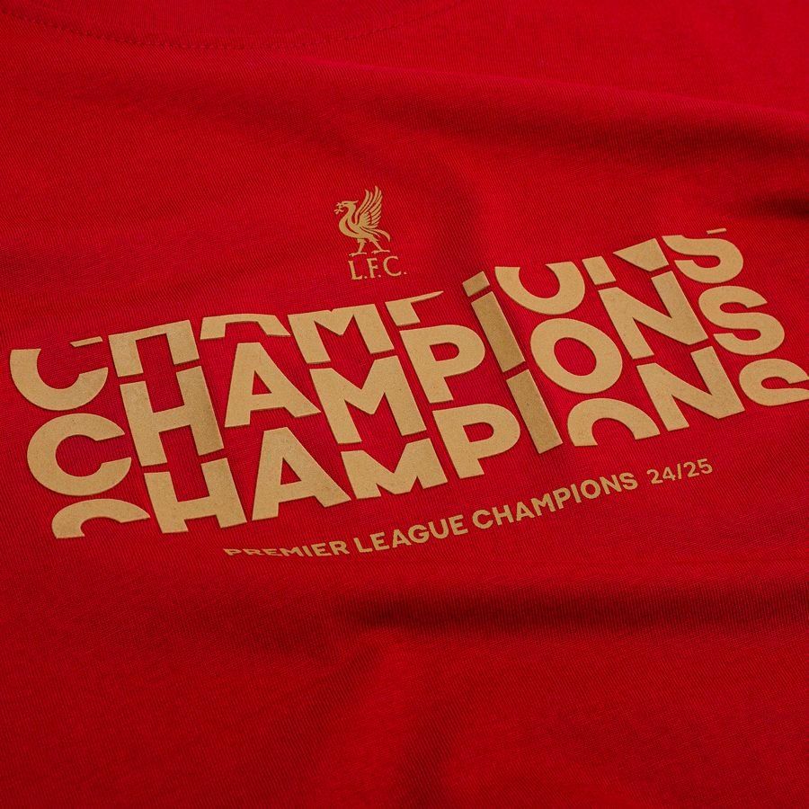 Liverpool T-Shirt Champions - Red/Gold - Men's-SoccerKits Hub | Buy Soccer Jerseys Online